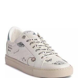 Zadig & Voltaire
Women's LA Flash Art Print Low Top Sneakers Sz 39, US 8